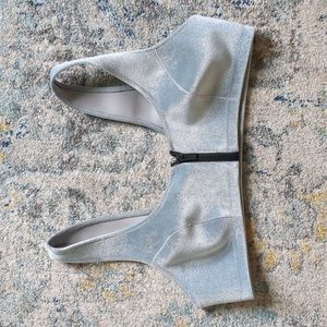 Blackbough Maui Swim Top in Silver Velvet Women's XL